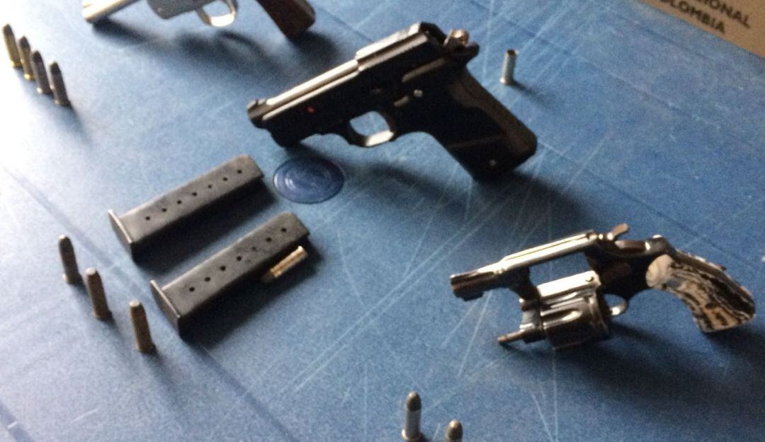 Incautación de armas de fuego