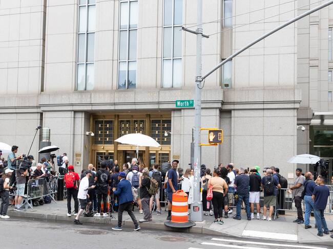 Palacio de justicia en la ciudad de Nueva York, donde se llevó a cabo el juicio de Sean 'Diddy' Combs. FOTO: EFE/EPA/JUSTIN LANE