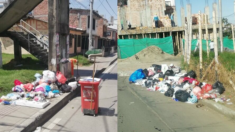 Más de 450 toneladas de residuos sólidos no han podido ser recogidas a raíz del bloqueo de las comunidades. Foto: Cortesía Sucesos Cauca