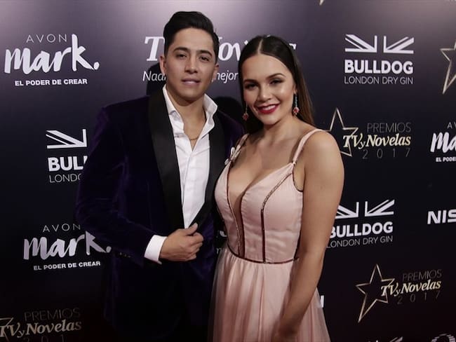 Cantante Andy Rivera y actriz Lina Tejeiro cuando mantenía una relación. Foto: Colprensa - Luisa González