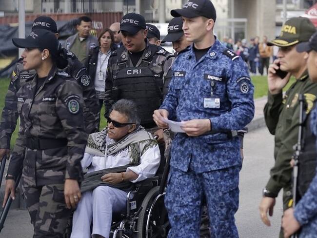 Jesús Santrich fue recapturado cuando salía de La Picota. Foto: Colprensa