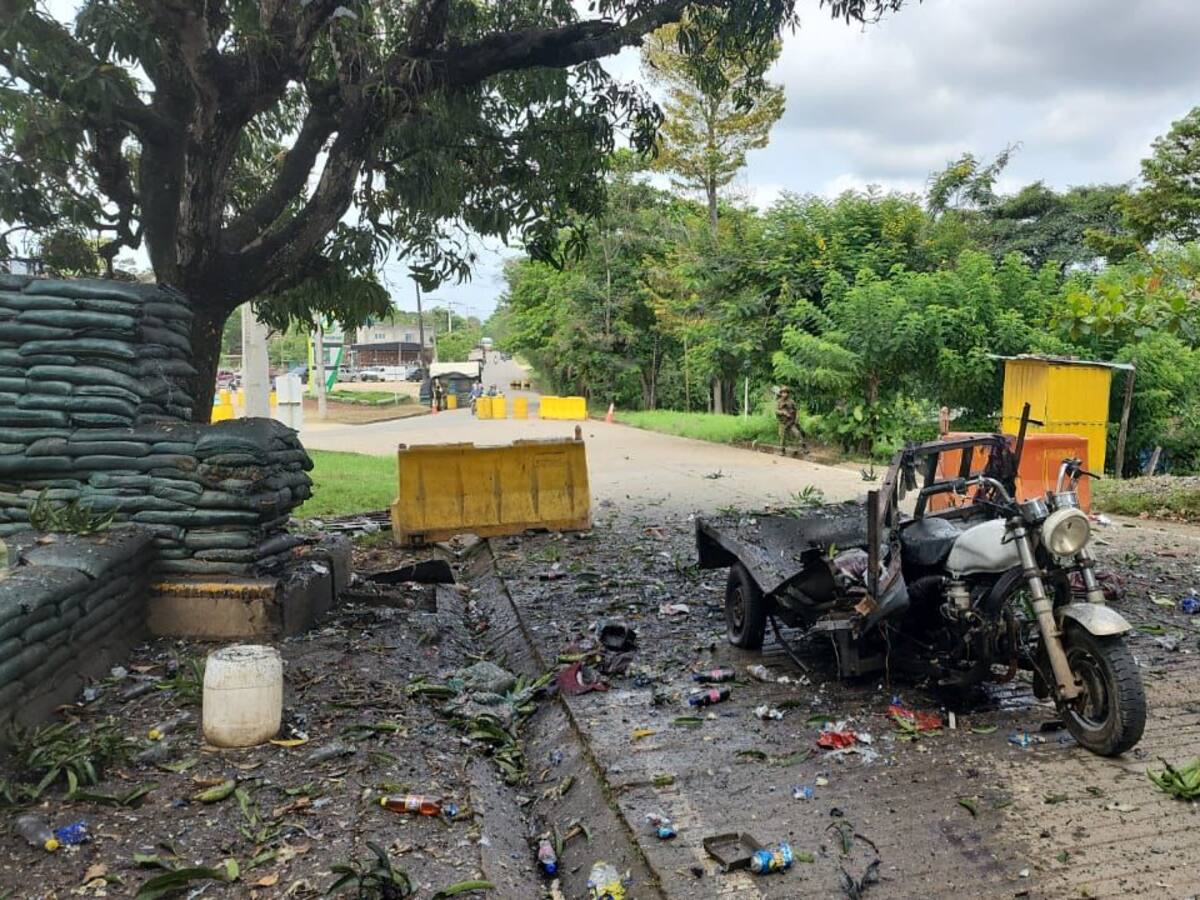 Activan moto bomba cerca de cantón militar en el municipio de Tibú