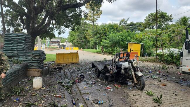 Activan moto bomba cerca de cantón militar en el municipio de Tibú