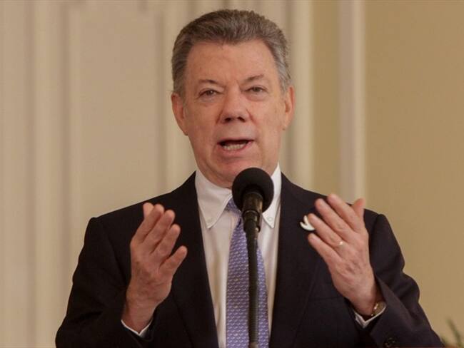 Juan Manuel Santos . Foto: Colprensa - Diego Pineda