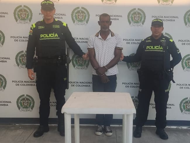 Antonio Toncel Pinto se encontraba prófugo de la justicia desde el 2019. //Policía Metropolitana de Santa Marta.