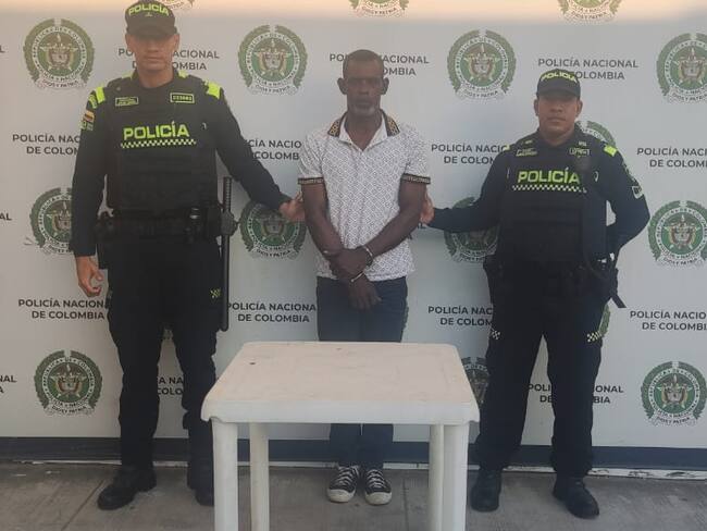 Antonio Toncel Pinto se encontraba prófugo de la justicia desde el 2019. //Policía Metropolitana de Santa Marta.