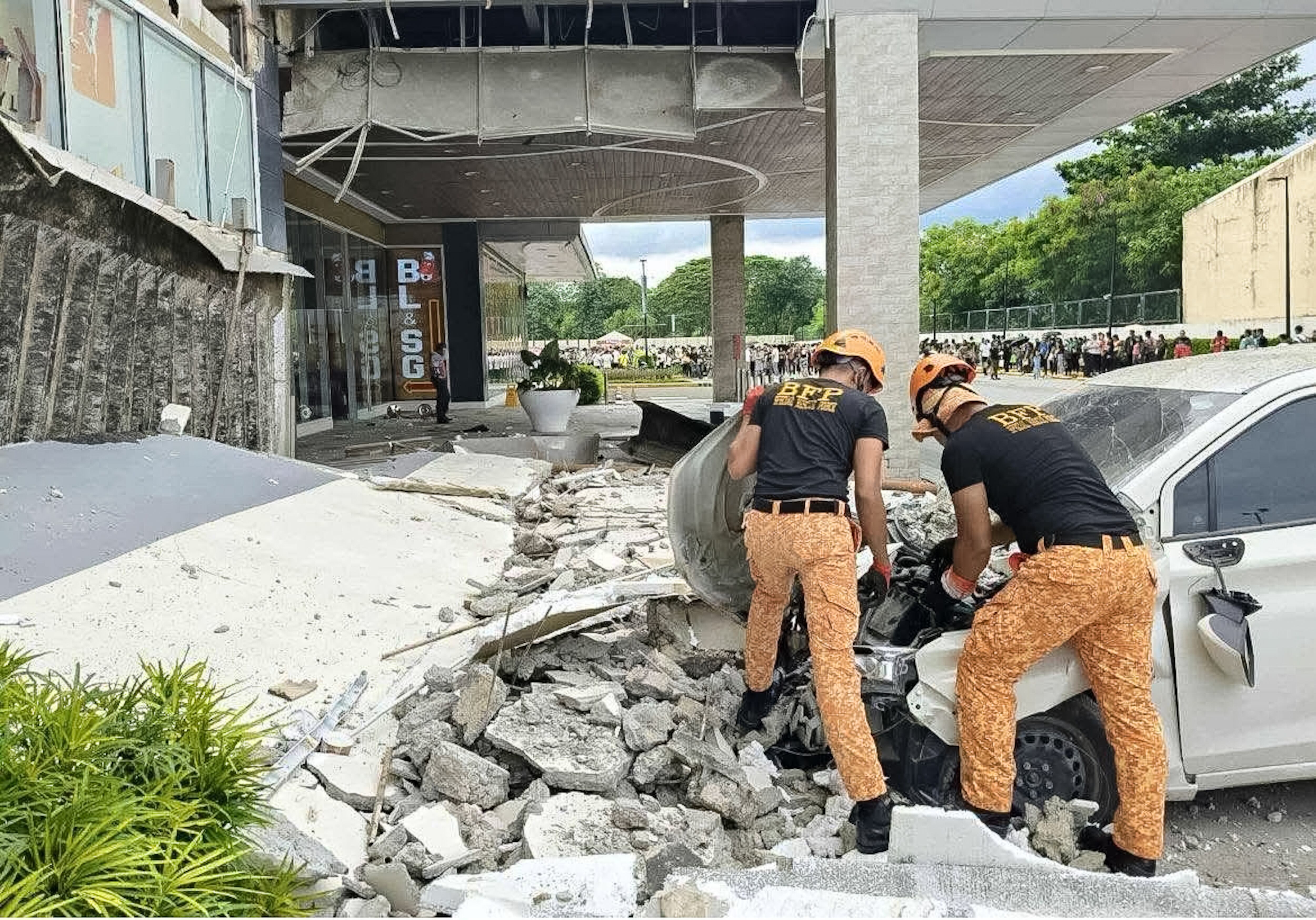 Terremoto en Filipinas. Foto:_Bureau of Fire Protection/Anadolu via Getty Images