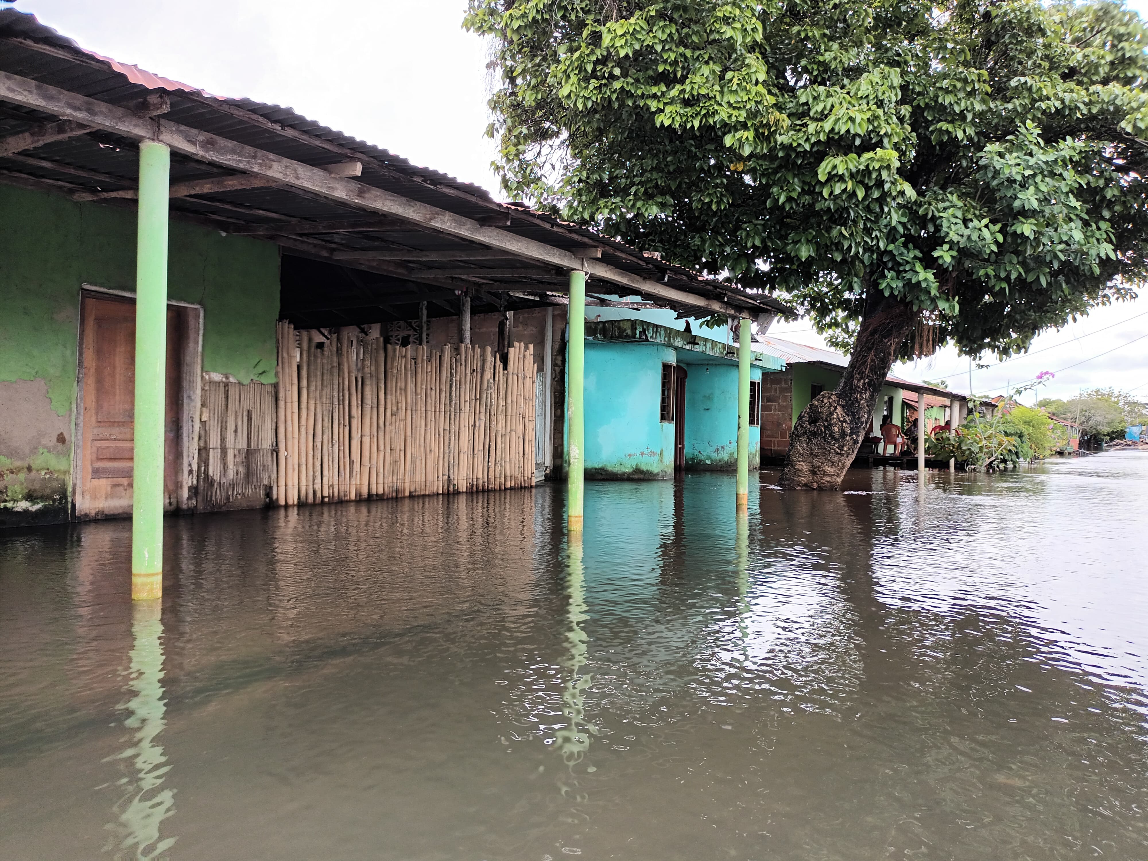 Inundaciones en Majagual, Sucre. Foto: La W/Claudia Hernández.