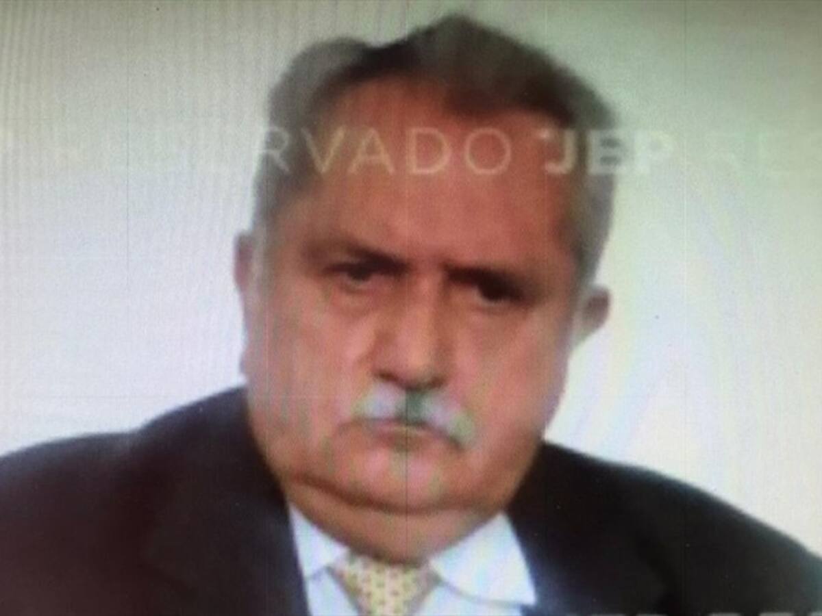 General (r) Rito Alejo del Río negó ante la JEP cualquier relación con paramilitares