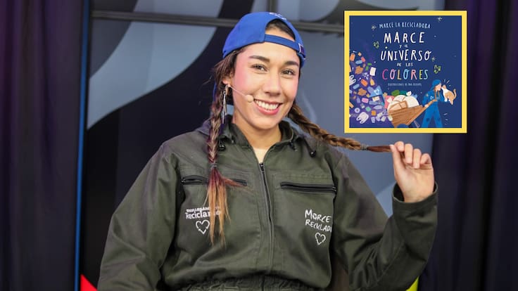 Marce La Recicladora presenta su nuevo libro, la nueva era del reciclaje con superhéroes sin capa