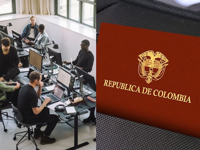 Trabajadores y pasaporte colombiano, imágenes de referencia | Fotos: GettyImages