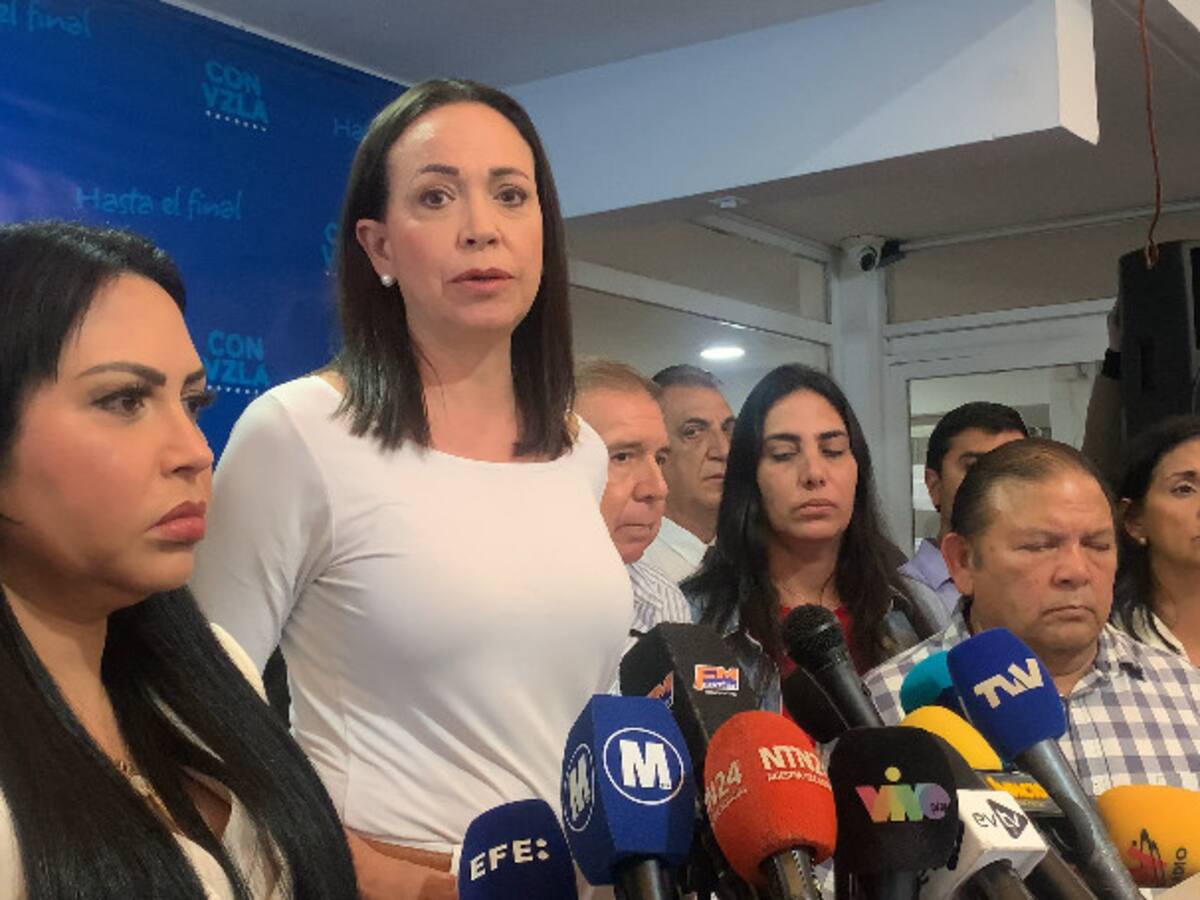 María C. Machado denuncia criminalización de ruta electoral ante detenciones de oposición