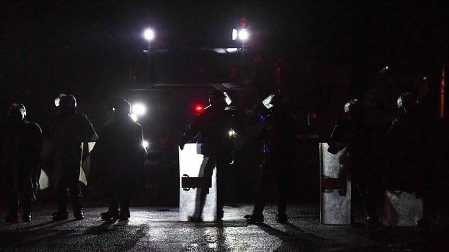 La Organización Nacional Indígena de Colombia (ONIC) rechazó la orden del presidente Iván Duque de desbloquear las vías del país con el uso de la Fuerza Pública. Foto: Getty Images / JUAN BARRETO