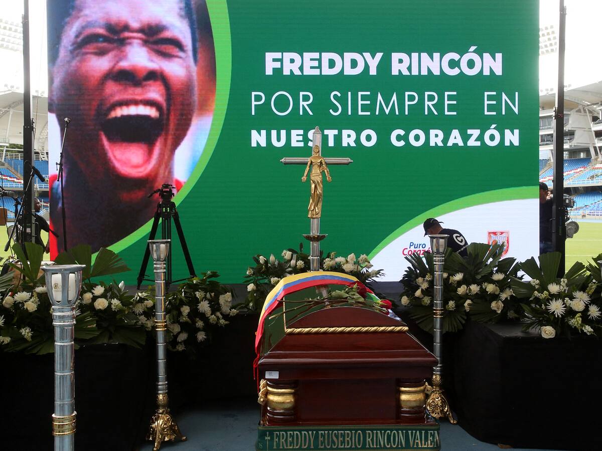 “Freddy Rincón transformó la humildad en grandeza”: las palabras en el último adiós al exfutbolista