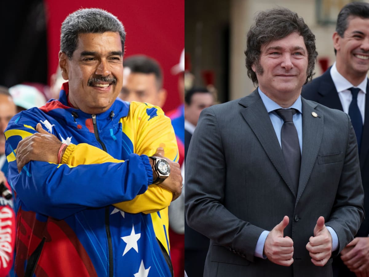 Nicolás Maduro calificó a Milei como “fracaso como economista y presidente” de Argentina