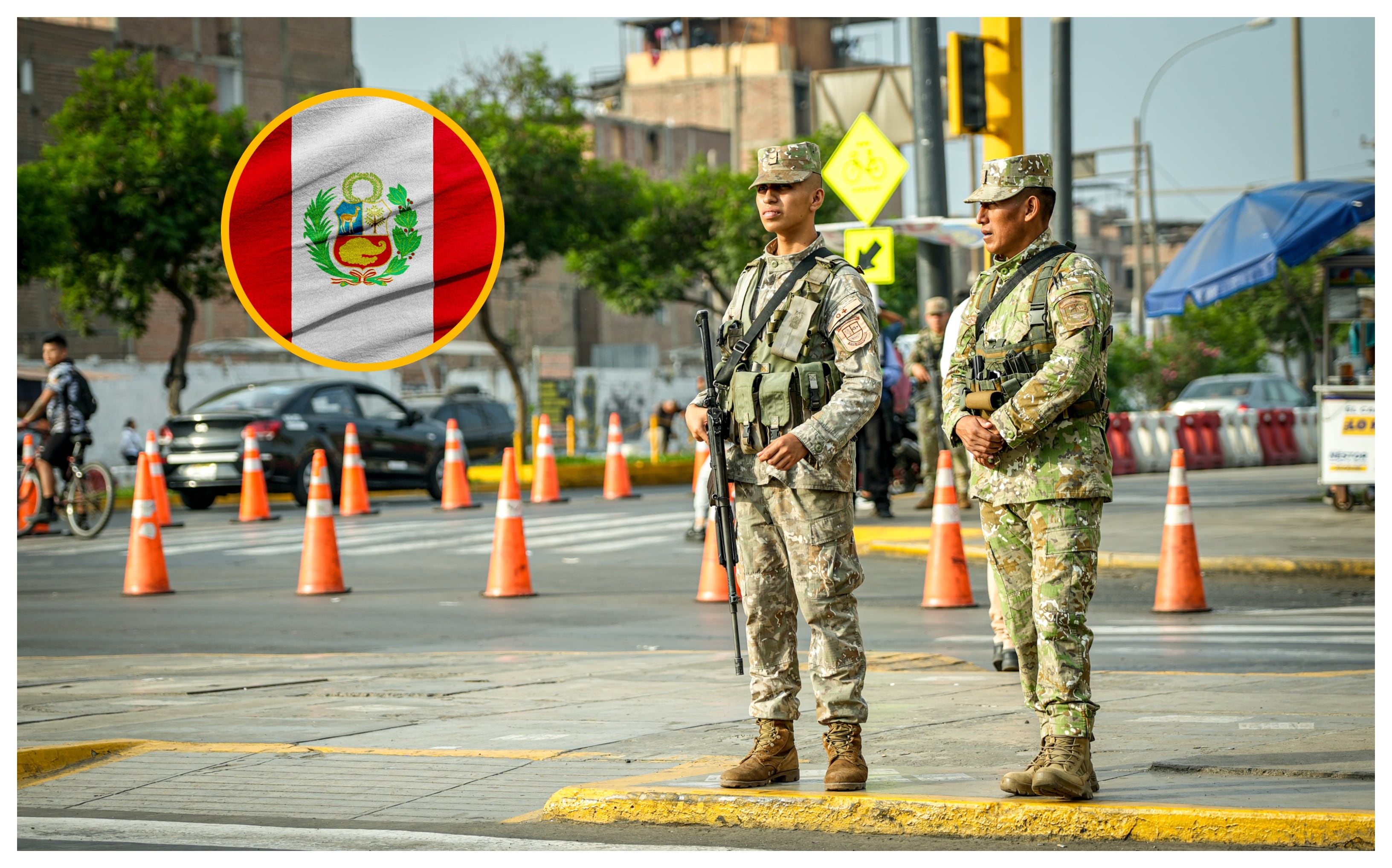 Estado de emergencia. Foto: EFE/ John Reyes Mejia.