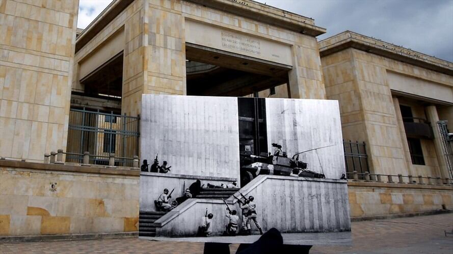 La toma y retoma del Palacio de Justicia cumplió 30 años en 2015. Foto: Colprensa