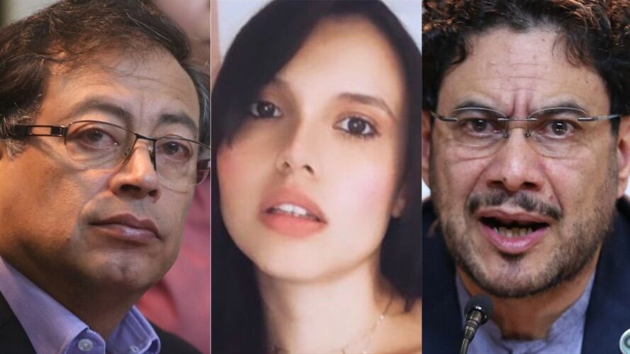 Senador Gustavo Petro - Abogada Natalia Bedoya - Senador Iván Cepeda. Foto: Colprensa - Álvaro Tavera / Instagram: @n22nata / Colprensa - Álvaro Tavera