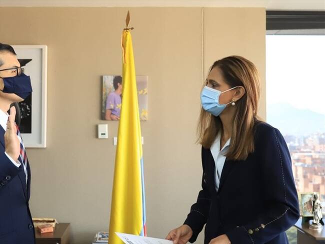 Camilo Pabón (foto) se posesionó como viceministro de Transporte y Wilmer Arley Salazar como superintendente de Transporte. Foto: Ministerio de Transporte