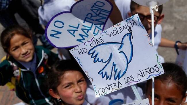 Rechazo a niños abusados. Foto: Colprensa