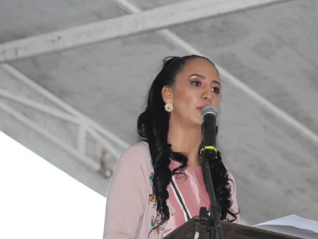 Genny Gamboa, mandataria de California, Santander. Foto: Cortesía a Melissa Múnera.