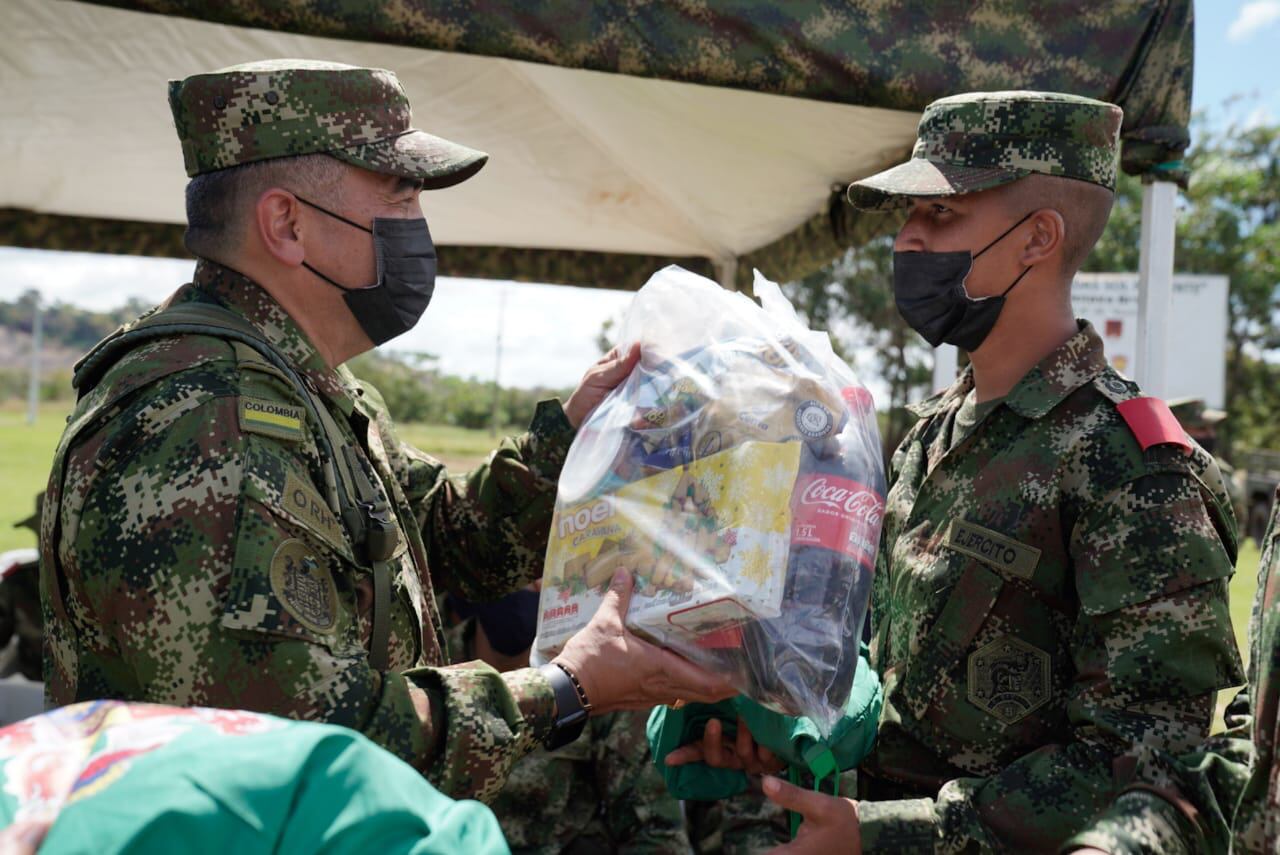 Ejército Nacional celebra Navidad en Vichada. Foto: Cortesía Ejército