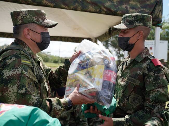 Ejército Nacional celebra Navidad en Vichada. Foto: Cortesía Ejército