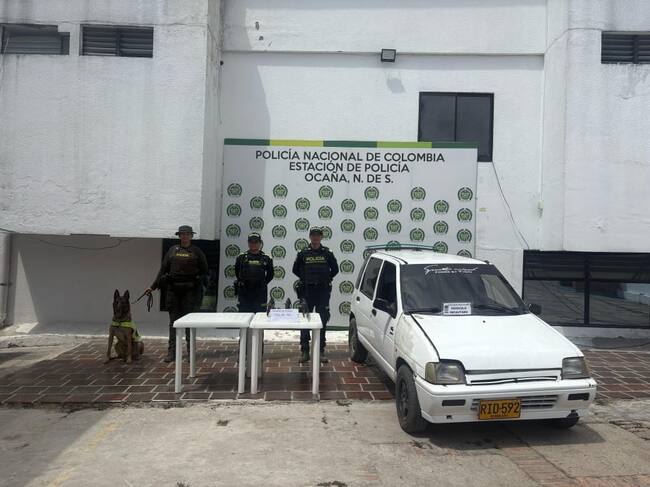 Incautación de la Policía. Foto: cortesía Policía Nacional.