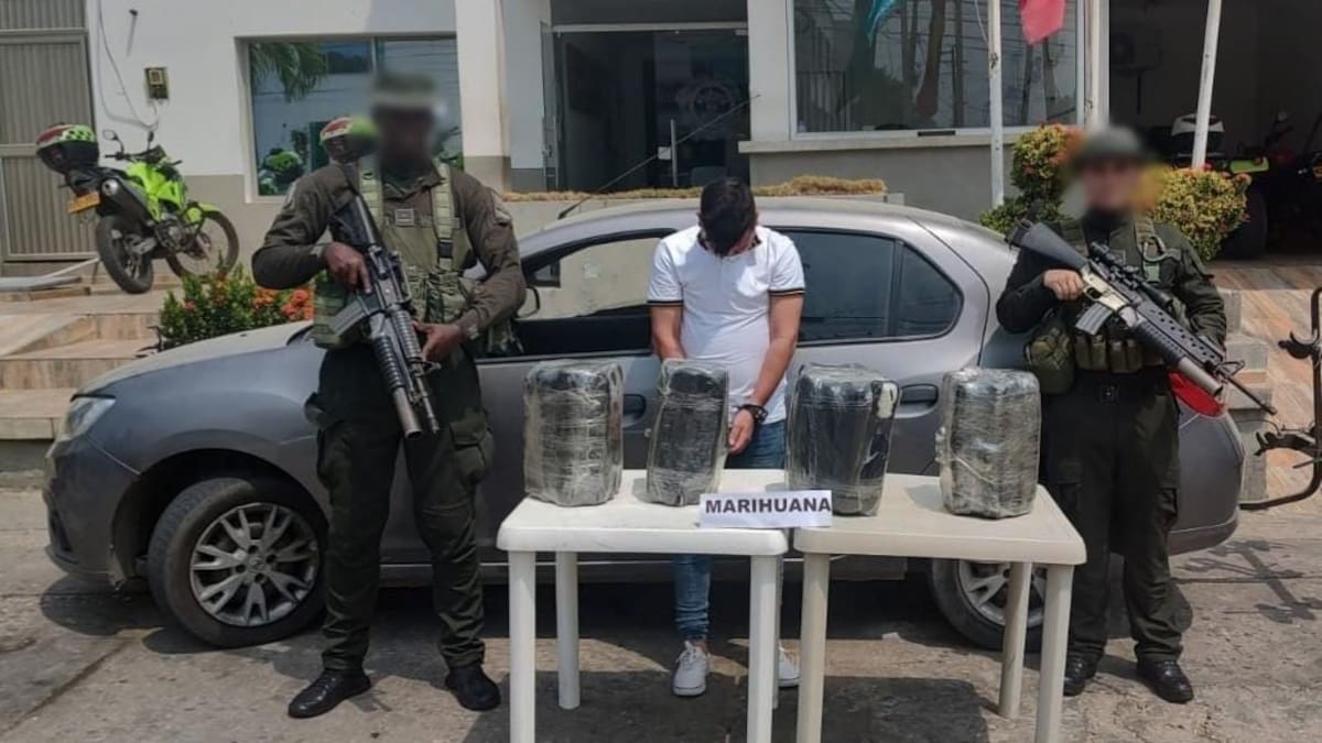 Córdoba: un hombre capturado y 25 kilos de marihuana incautados dejan controles de Policía