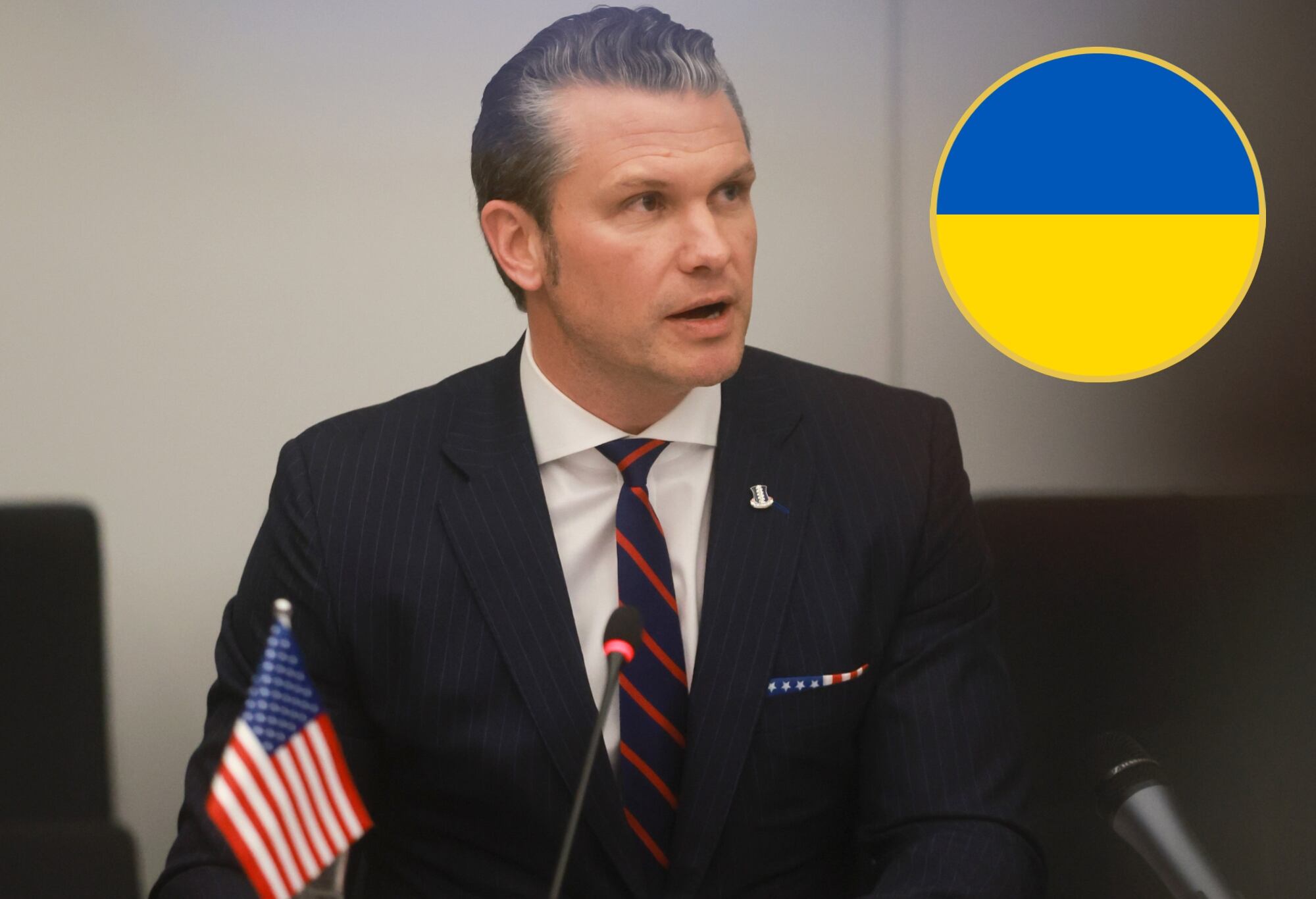 Secretario de Defensa de EE.UU., Pete Hegseth. FOTO: EFE/EPA/OLIVIER HOSLET