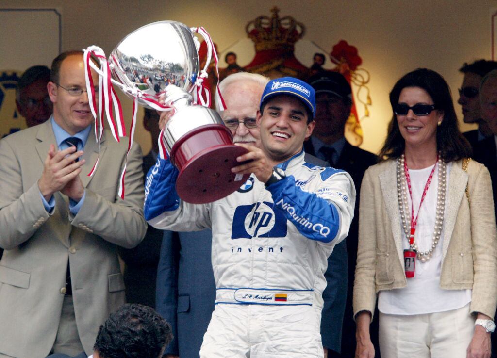 Juan Pablo Montoya en el Gran Premio de Mónaco de 2003. Foto: Getty Images.