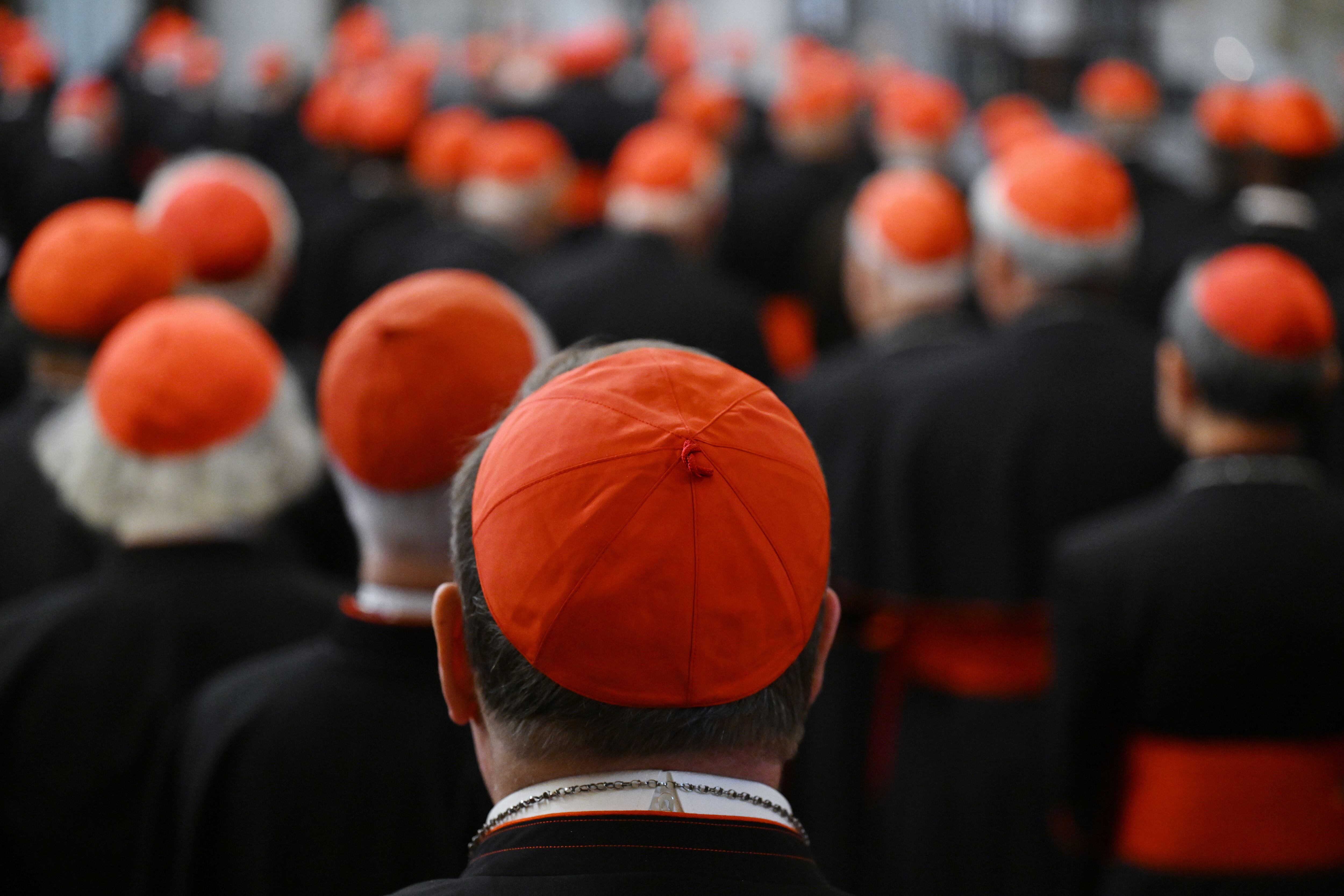 Colegio Cardenalicio. Foto: Vatican Media/Pool/GG/Mondadori Portfolio via Getty Images