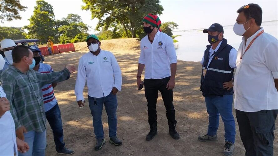 Vía Salamina - El Piñón. Foto: Twitter Invías