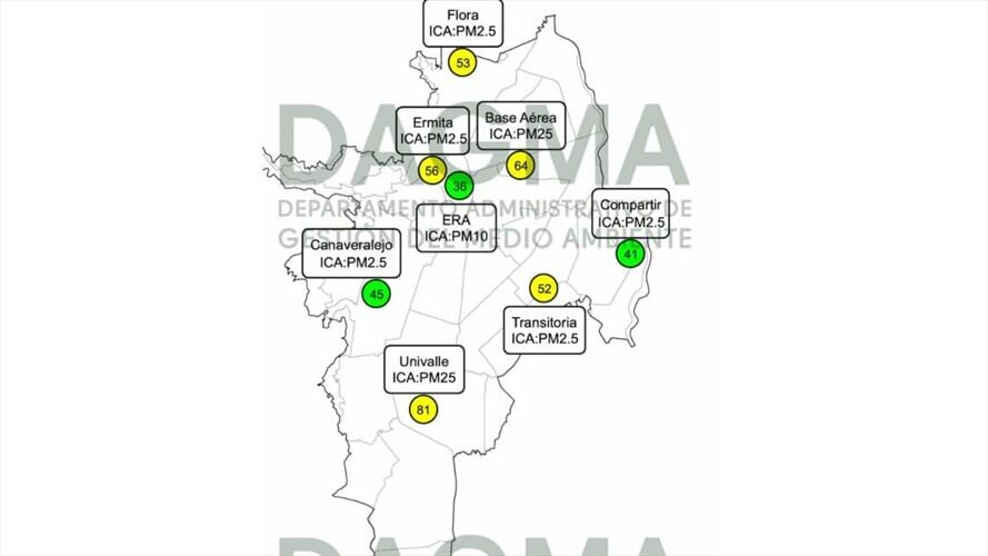 Cali tiene una de las mejores redes de control de contaminación atmosférica del país . Foto: Cortesía