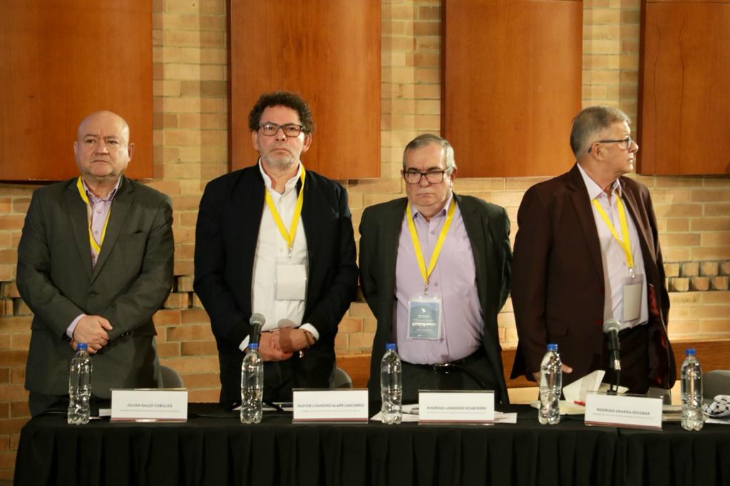 Exintegrantes del antiguo secretariado de las Farc. Foto: Cortesía JEP.