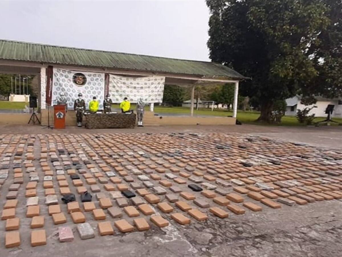 Más de una tonelada de marihuana fue incautada en Amazonas