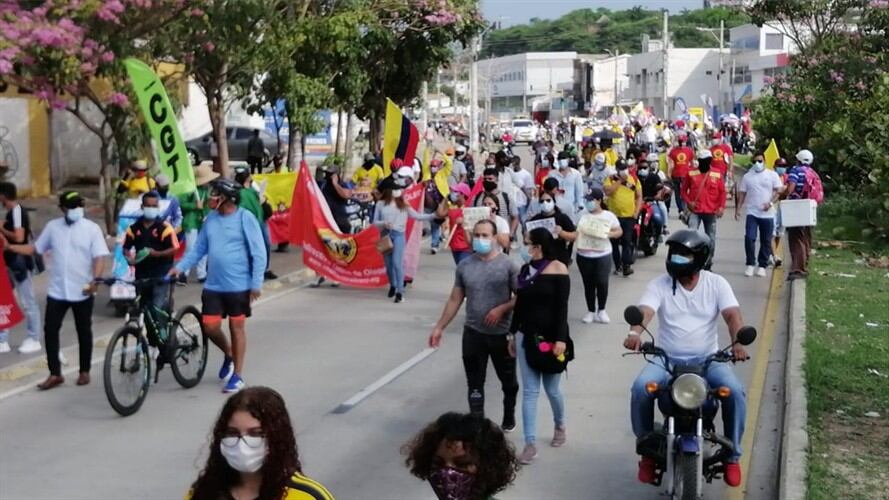 Avanzan las movilizaciones del Día del Trabajador en todo el país. Foto: Redacción W Radio