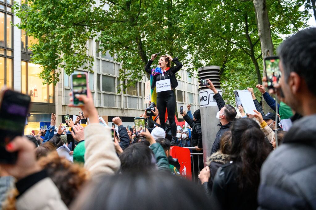 Protestas en Irán. Foto: Getty Images.