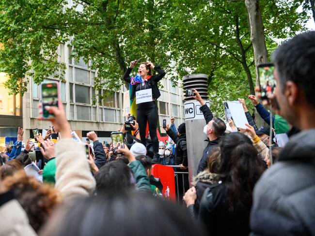 Protestas en Irán. Foto: Getty Images.
