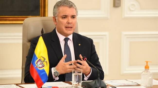 Agregó que estudiarán los protocolos para que los sectores de la construcción y manufacturero puedan empezar su trabajo. Foto: Presidencia de la República