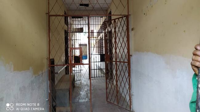 La comunidad había advertido los riesgos de albergar a personas privadas de la libertad en un sitio como este . Foto: Cortesía