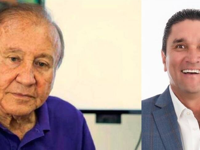 Rodolfo Hernández y Juan Carlos Cárdenas. . Foto: Tomada de Twitter.