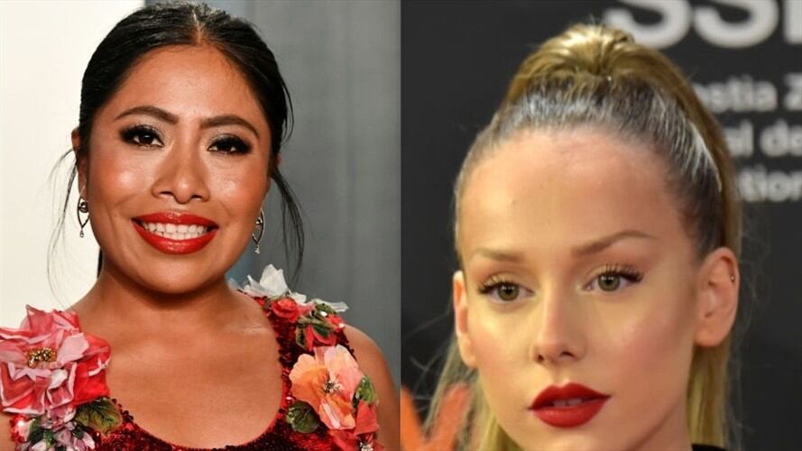 Yalitza Aparicio y Ester Expósito. Foto: Getty Images