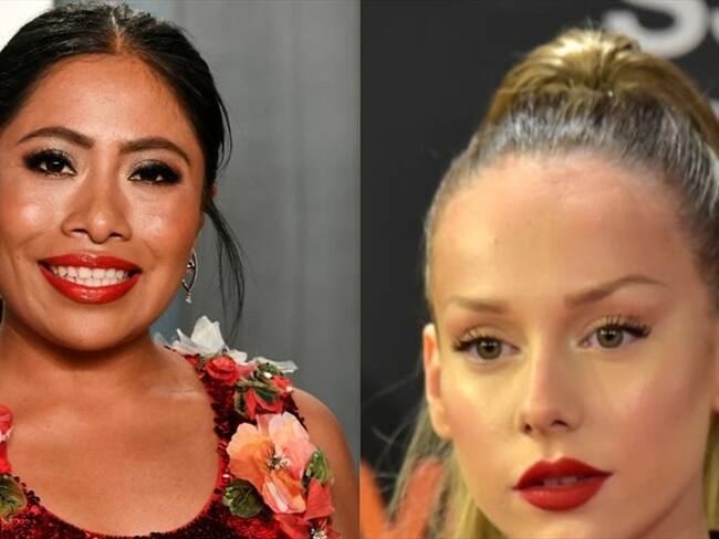 Yalitza Aparicio y Ester Expósito. Foto: Getty Images