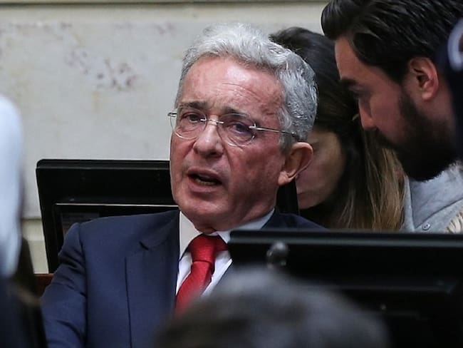 Expresidente de Colombia Álvaro Uribe Vélez. Foto: Colprensa - Camila Díaz