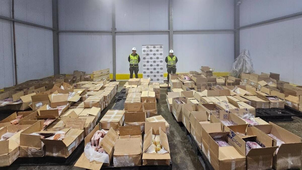En pulpas de frutas pretendían enviar más 1.3 toneladas de cocaína a España