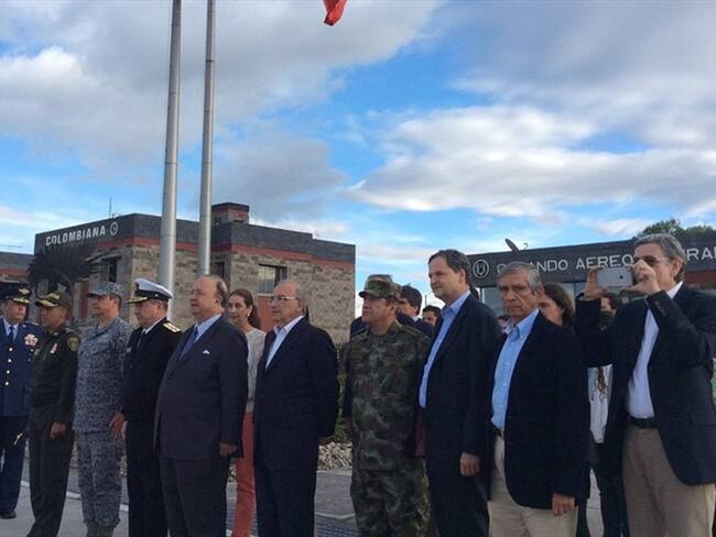 Llegada del equipo negociador del Gobierno para los diálogos de paz con las Farc. Foto: Ministerio de Defensa
