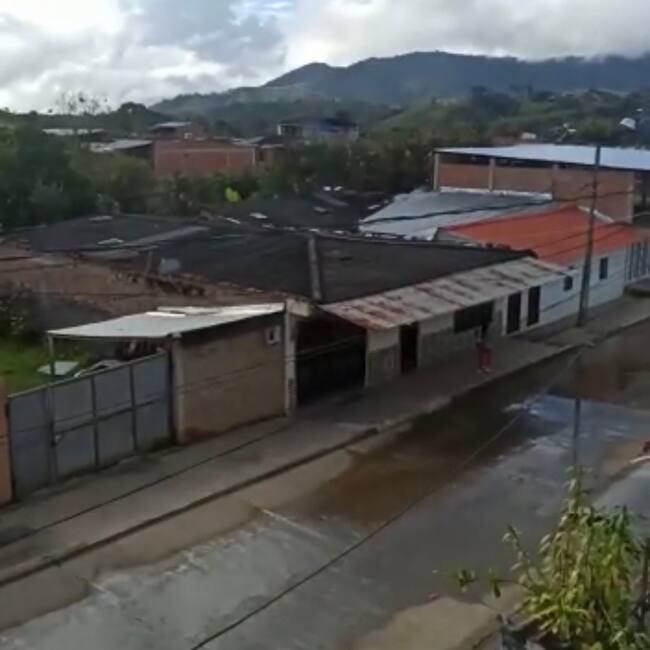 Nuevo hostigamiento a la fuerza pública en Dagua, Valle del Cauca. Foto: Cortesía