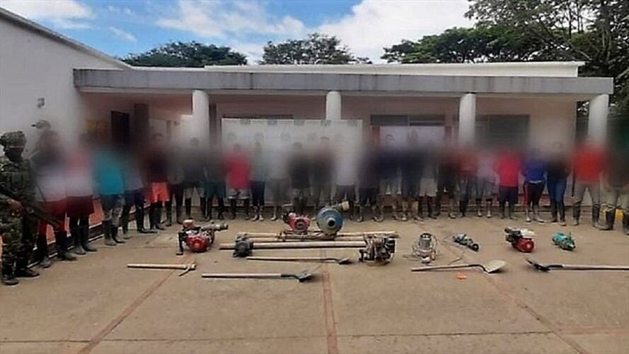 Los hechos se presentaron en zona rural de Santander de Quilichao. Foto: Cortesía: Policía Cauca