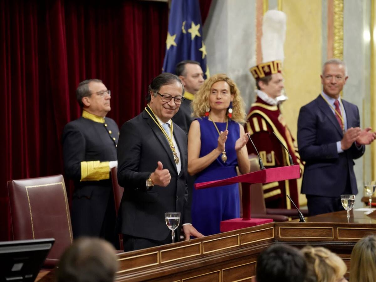 Gustavo Petro animó a España y Colombia a “una nueva hermandad” ante el futuro